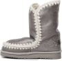Mou Zilver Metallic Enkellaarzen Aw23 Gray Dames - Thumbnail 2