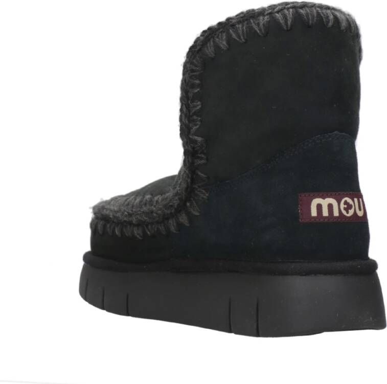 Mou Zwarte Enkellaars Eskimo 18 Bounce Black Dames