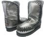 Mou Boots Black Microglitter Double-Face Sheepskin Ankle Boo in zwart - Thumbnail 6