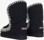 Mou Zwarte platte overstitching laarzen voor vrouwen Black Dames - Thumbnail 5