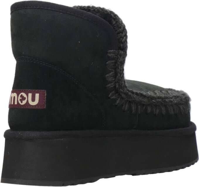 Mou Zwarte Mini Eskimo Platformlaarzen Black Dames