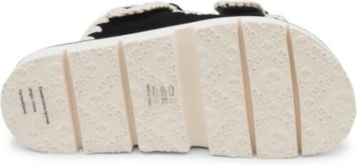 Mou Zwarte sandalen met gespen