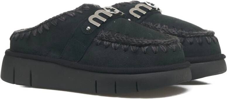 Mou Zwarte Sandalen voor Vrouwen Aw24 Black Dames