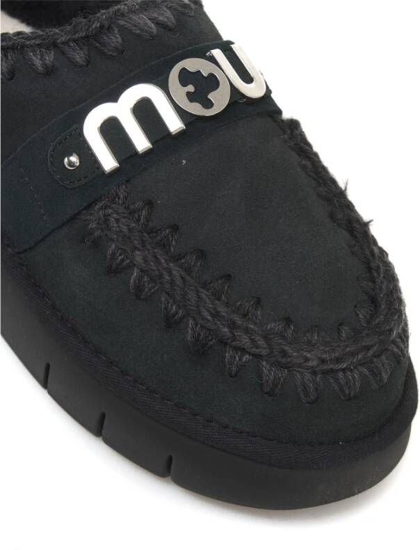 Mou Zwarte Sandalen voor Vrouwen Aw24 Black Dames