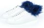Mr&Mrs Italy Bont Pom Sneakers Contrasterende Hak White Dames - Thumbnail 5