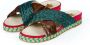 Mr&Mrs Italy Bont Sandaal Schoenen met Rubberen Zool Multicolor Dames - Thumbnail 5