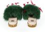 Mr&Mrs Italy Bont en Veer Sandalen Schoenen Green Dames - Thumbnail 4