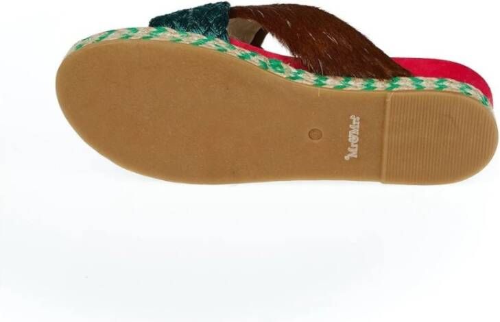 Mr&Mrs Italy Luxe Bont Sandalen Elegante Comfort