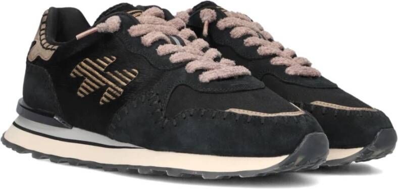 MRP Amsterdam Lage Sneakers Zwart