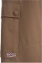 Msgm Bruine Cargo Broek Katoen Boor Beige - Thumbnail 2