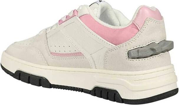 Msgm Lage leren sneakers met ronde neus
