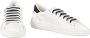 Msgm Leren Rubberen Zool Sneakers White Heren - Thumbnail 4