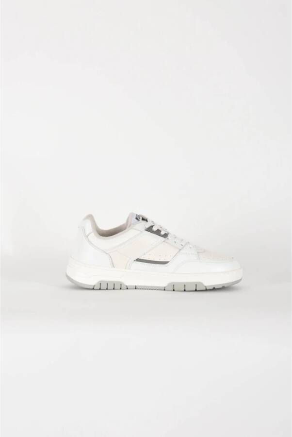 Msgm Leren Sneakers met Rubberen Zool