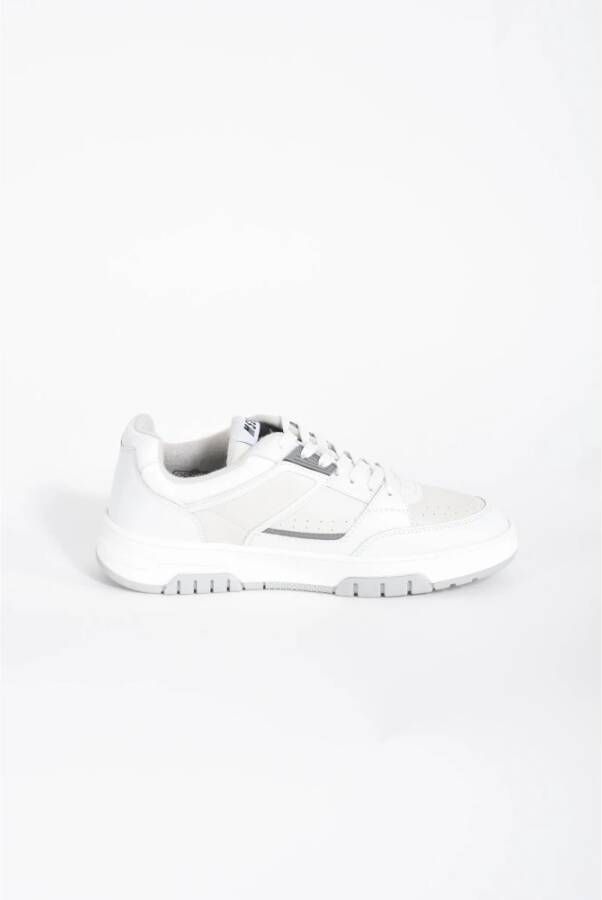 Msgm Leren Sneakers met Rubberen Zool