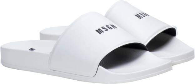 Msgm Sandals White Heren