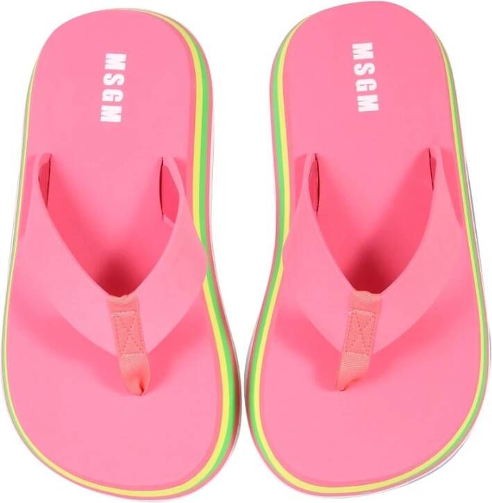 Msgm Slippers Roze Dames