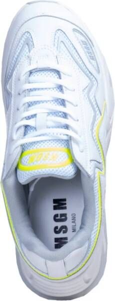 Msgm Sneakers White Heren