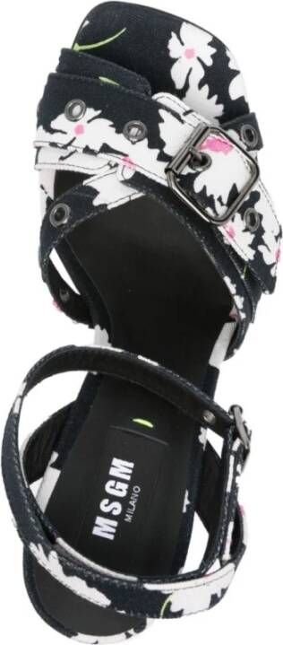 Msgm Stijlvolle Sandalen Black Dames