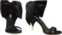 Msgm Stijlvolle Schoenen van Alternatieve Vezels Black Dames - Thumbnail 4