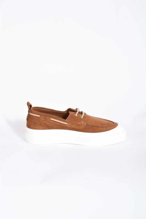 Msgm Suède Loafers met Rubberen Zool