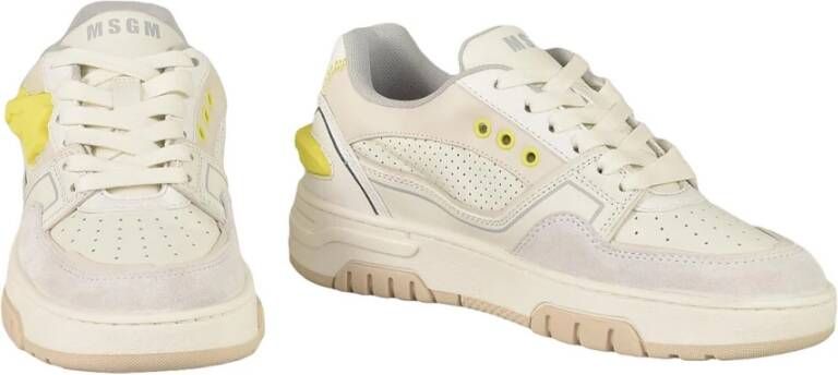Msgm Witte Sneakers voor Vrouwen White Dames