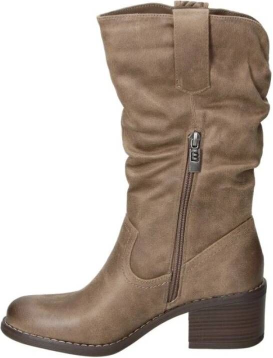 Mtng Ankle Boots Beige Dames