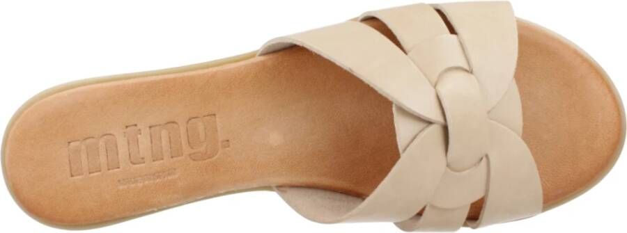 Mtng Casual Sandal Flip Flops Brown Dames