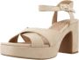 Mtng Elegant High Heel Sandals Brown Dames - Thumbnail 2