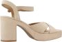 Mtng Elegant High Heel Sandals Brown Dames - Thumbnail 4