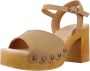 Mtng Elegant High Heel Sandals Brown Dames - Thumbnail 4