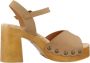 Mtng Elegant High Heel Sandals Brown Dames - Thumbnail 6