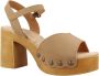 Mtng Elegant High Heel Sandals Brown Dames - Thumbnail 7