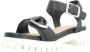Mtng Stijlvolle Platte Sandalen Black Dames - Thumbnail 9