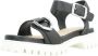 Mtng Flat Sandals Black Dames - Thumbnail 2