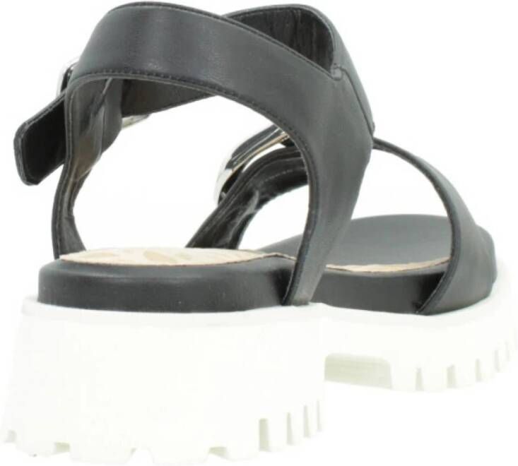 Mtng Stijlvolle Platte Sandalen Black Dames