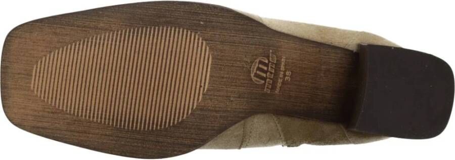 Mtng Ankle Boots Beige Dames