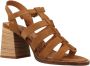 Mtng High Heel Sandals Brown Dames - Thumbnail 7