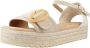 Mtng Plateau Sandalen Beige Dames - Thumbnail 9