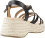 Mtng Platform Wedge Sandal Black Dames - Thumbnail 3