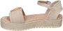 Mtng Plateau Sandalen Beige Dames - Thumbnail 5
