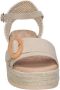 Mtng Plateau Sandalen Beige Dames - Thumbnail 6