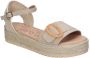 Mtng Plateau Sandalen Beige Dames - Thumbnail 7