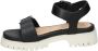 Mtng Flat Sandals Black Dames - Thumbnail 10