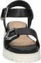 Mtng Stijlvolle Platte Sandalen Black Dames - Thumbnail 6