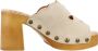 Mtng Stijlvolle Heeled Mules Sandaal Beige Dames - Thumbnail 6