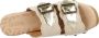 Mtng Stijlvolle Heeled Mules Sandaal Beige Dames - Thumbnail 9