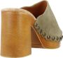 Mtng Stijlvolle Heeled Mules Sandalen Green Dames - Thumbnail 5