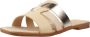 Mtng Stijlvolle Sandaal Sliders Brown Dames - Thumbnail 4