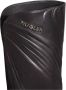Mugler Puntige Leren Texaanse Laars met Metalen Logo Black Dames - Thumbnail 8