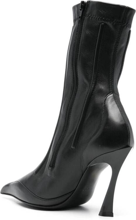 Mugler Stijlvolle Laarzen voor Trendy Looks Black Dames